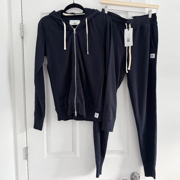 Reigning Champ Sweatsuit in Navy, size Medium (fits S/M) - Picture 1 of 13